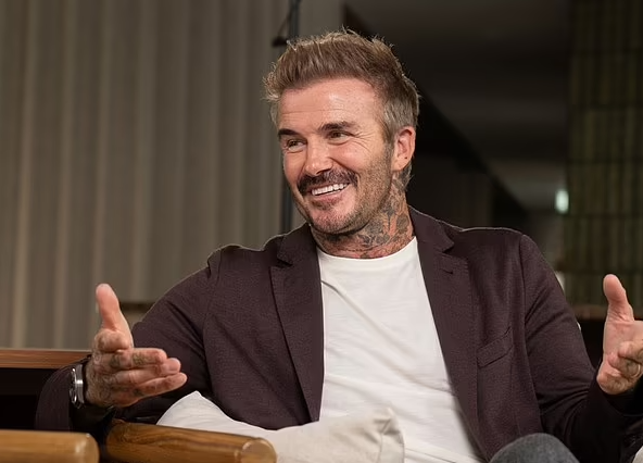David Beckham's charisma 